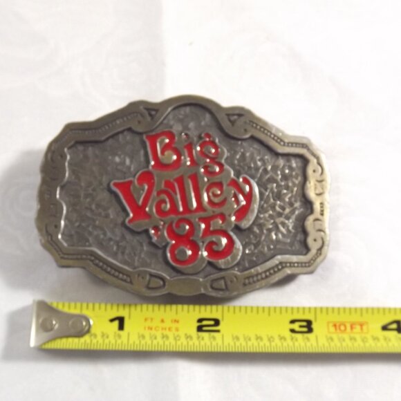 Big Valley '85 Belt Buckle from Craven Jamboree - Picture 3 of 7